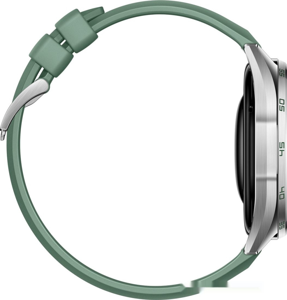 Умные часы Huawei Watch GT 6 46 мм (серебристый, с зеленым плетеным ремешком, международная версия)