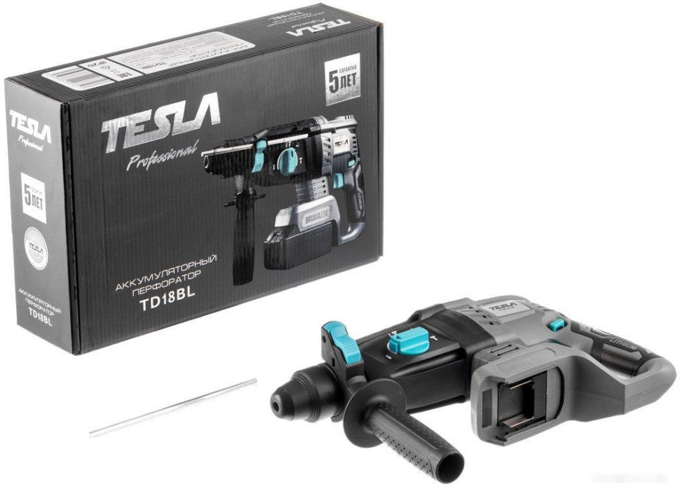 Перфоратор Tesla TD18BL (без АКБ)