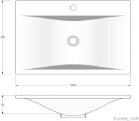 Умывальник Madera Pulsus 100