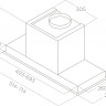 Вытяжка Elica Hidden 2.0 @ IX/A/90 PRF0164356