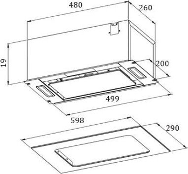 Вытяжка Zorg Asta 1060 60 M (черный)