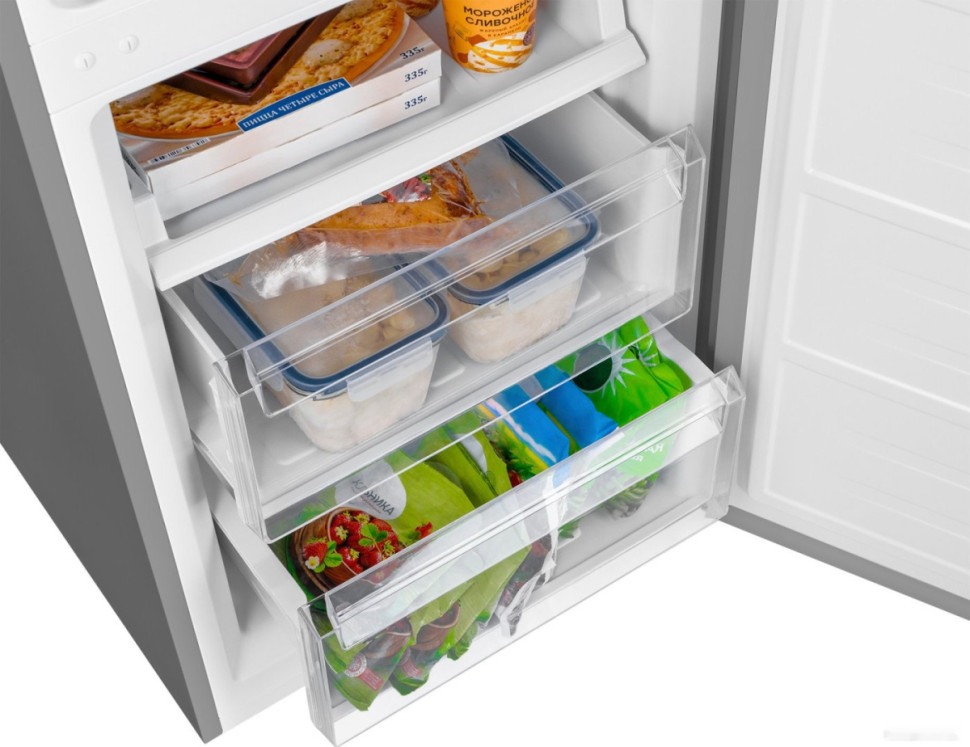 Холодильник Weissgauff WRK 185 Total NoFrost Inverter Inox