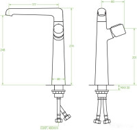 Смеситель Laveo Pretto BAO 725D