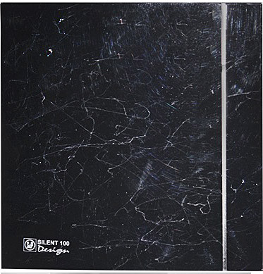 Вытяжная вентиляция Soler & Palau Silent-100 CZ Marble Black Design - 4C [5210611900]
