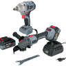 Набор аккумуляторного инструмента Profipower DTW-18V + MKDGA-18V (шуруповерт, болгарка, 2 АКБ, кейс)
