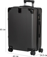 Чемодан-спиннер Supra Luggage STS-1003-M (gray whale)