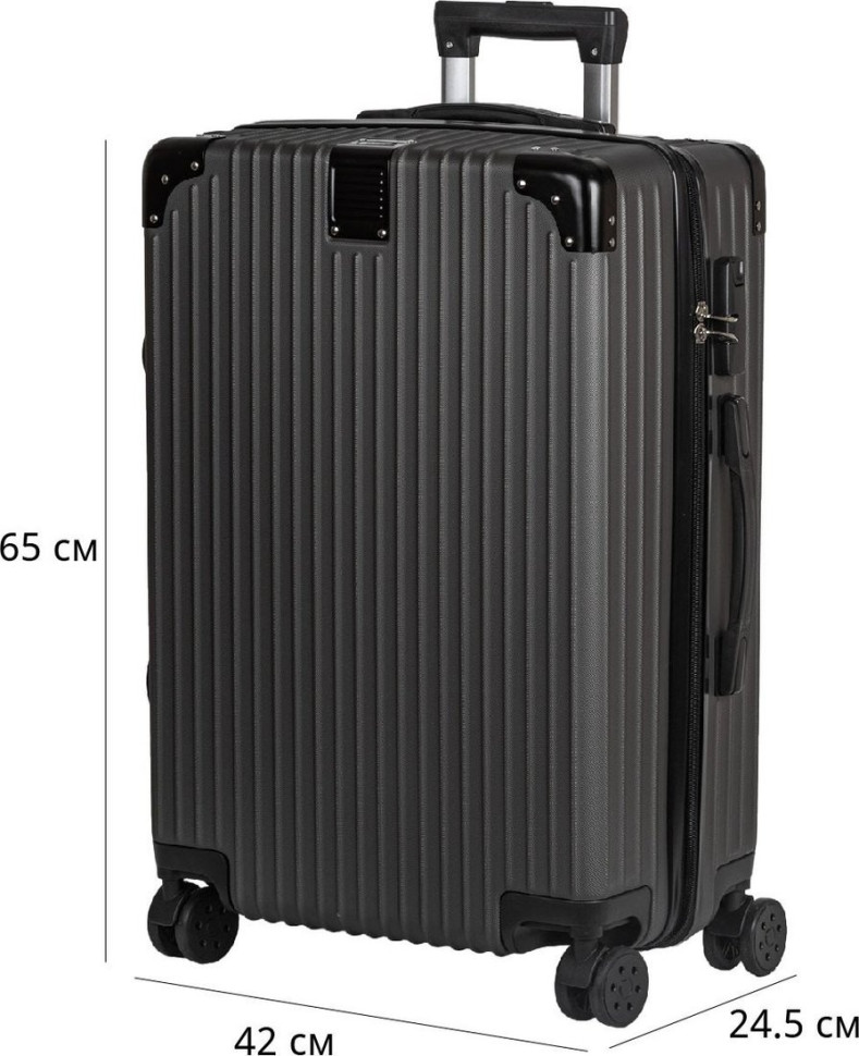 Чемодан-спиннер Supra Luggage STS-1003-M (gray whale)