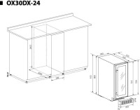 Винный шкаф Temptech OX30DX-24