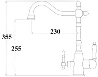 Смеситель Zorg ZR 312YF-50 Nickel