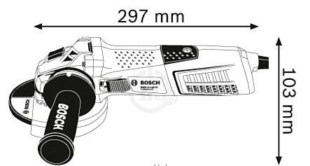 Угловая шлифмашина Bosch GWS 13-125 CI Professional