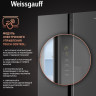 Холодильник side by side Weissgauff WSBS 500 Inverter NoFrost Bru Steel Glass