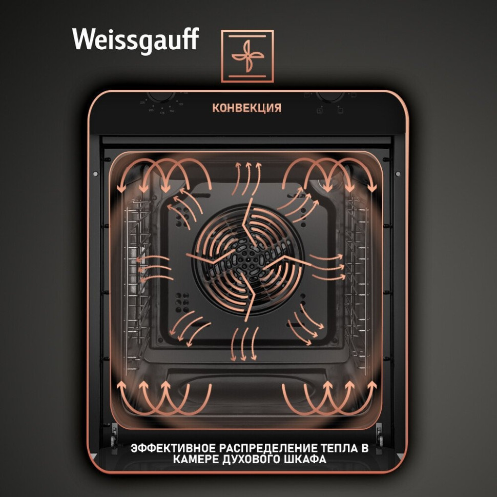 Духовой шкаф Weissgauff EOY 456 PDB