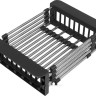 Кухонная мойка Basic CL DS Decor 60x50 (черный, коландер, дозатор)