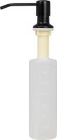 Кухонная мойка Basic CL DS Decor 60x50 (черный, коландер, дозатор)
