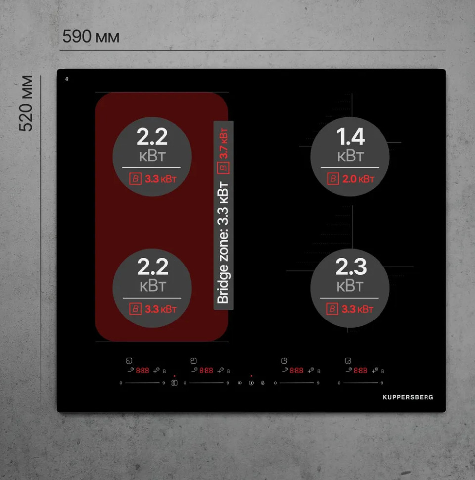 Варочная панель Kuppersberg ICI 616