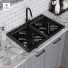 Кухонная мойка Polygran Brig 790 (черный)
