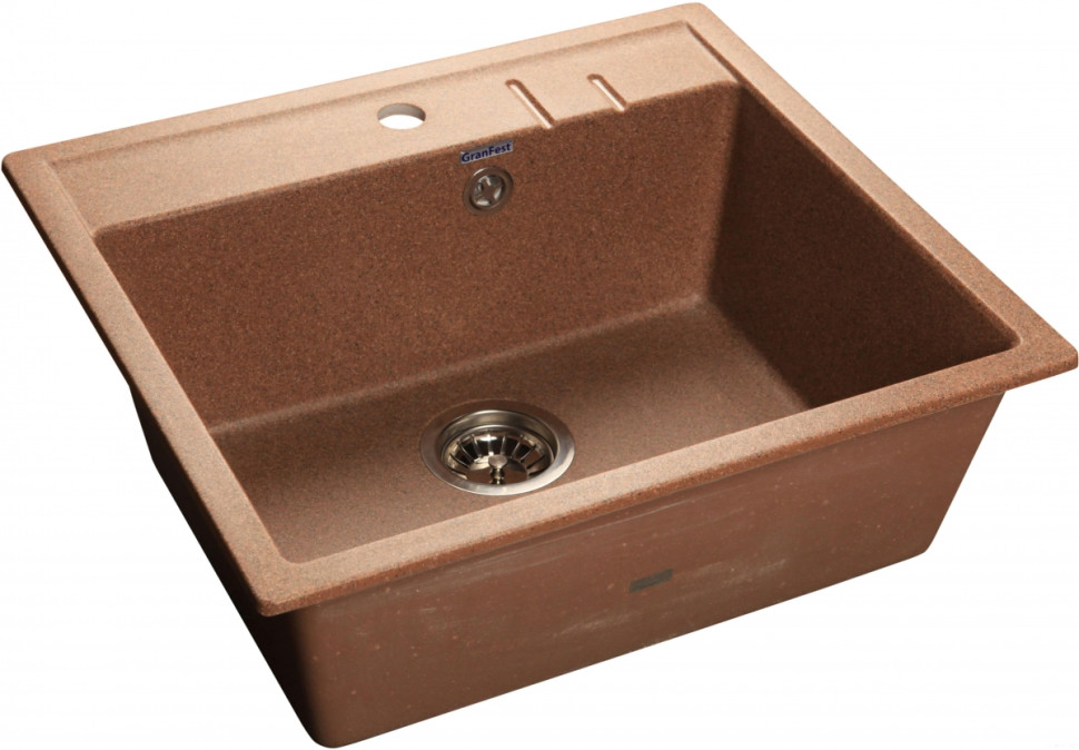 Кухонная мойка GranFest Quadro GF-Q560 (терракот)