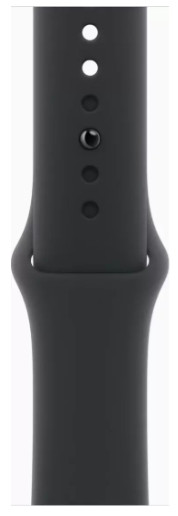 Умные часы Apple Watch Series 11 42 мм (алюминиевый корпус, черный/черный, спортивный силиконовый ремешок S/M)