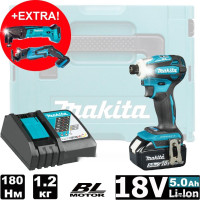 Винтоверт Makita DTD172RT1J (с 1-м АКБ, кейс)