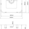 Кухонная мойка IDDIS Mate MAT53S0i77