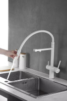 Смеситель Rose R958C (белый)