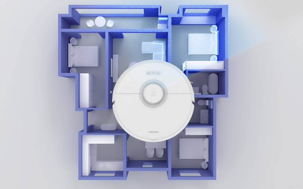 Робот-пылесос Roborock Q7 Max (русская версия, белый)