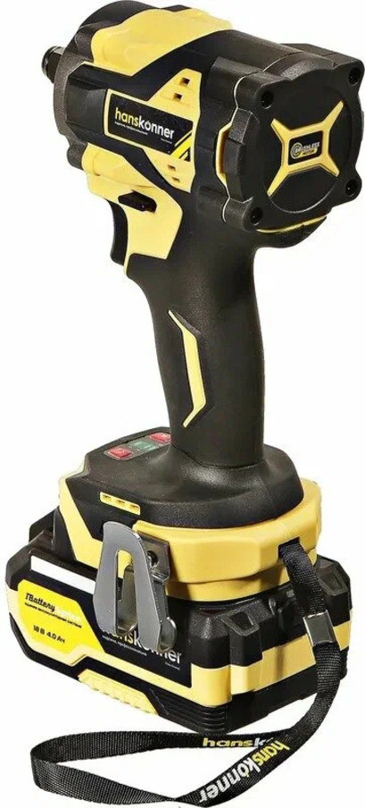 Гайковерт Hanskonner HCD20420BLC (с 1-им АКБ, кейс)