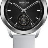 Умные часы Xiaomi Watch S3 M2323W1 (серебристый/серый, международная версия)