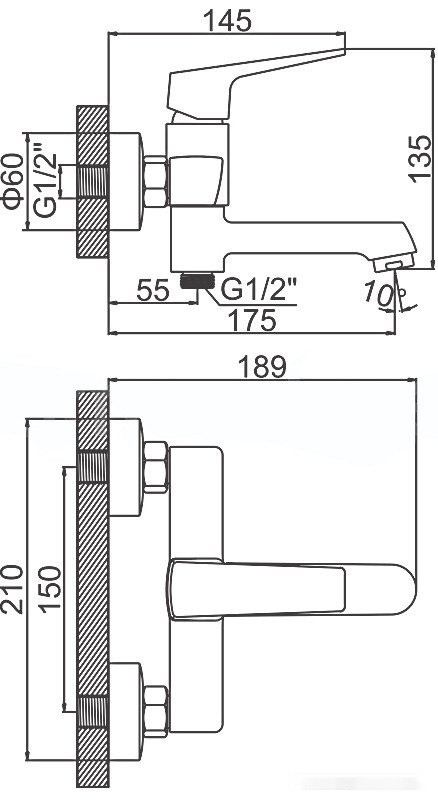 Смеситель Ledeme L3181B