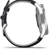 Гибридные умные часы Garmin Vivomove Luxe (серебристый/темно-синий)