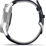 Гибридные умные часы Garmin Vivomove Luxe (серебристый/темно-синий)
