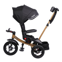 Детский велосипед Moby Kids Leader 360° 12x10 AIR (черный)