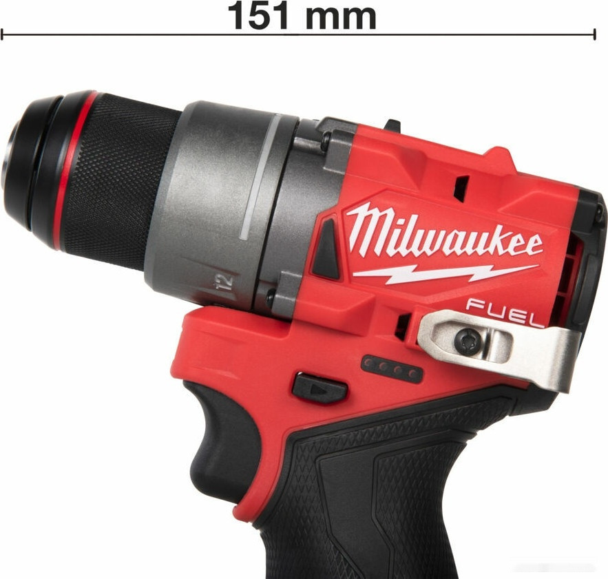 Дрель-шуруповерт Milwaukee M12 FUEL M12FDD2-202X 4933479873 (с 2-мя АКБ 2 Ач, кейс)