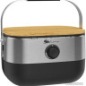 Портативный газовый гриль SAHARA Mini BBQ (серебристый)