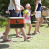 Портативный газовый гриль SAHARA Mini BBQ (серебристый)