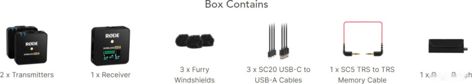 Радиосистема RODE Wireless GO II