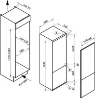 Холодильник Maunfeld MBF193NFFW