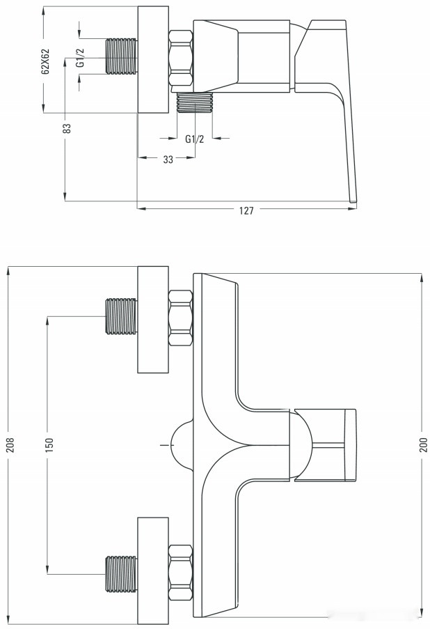 Смеситель Deante Maruna BGM 040M