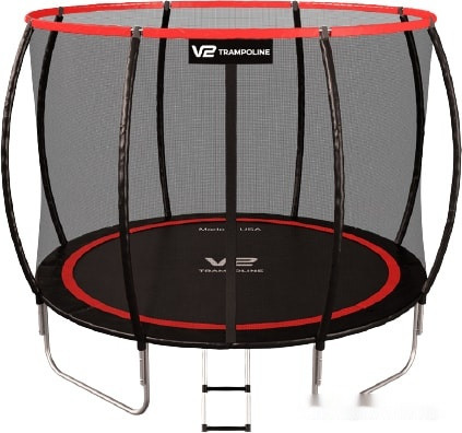 Батут V2 Trampoline Redline 10FT 312 см (с внешней сеткой и лестницей)