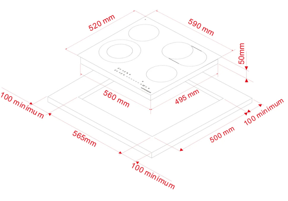 Варочная панель Kuppersberg ECS 624