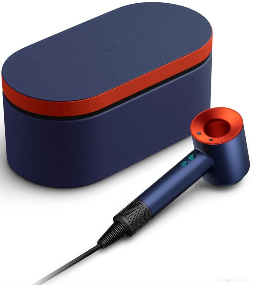 Фен Dyson HD15 Supersonic (с переходником на евровилку, берлинская лазурь/топаз)