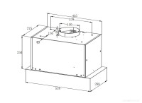 Вытяжка Zorg Bona 1000 52 M (нержавеющая сталь)