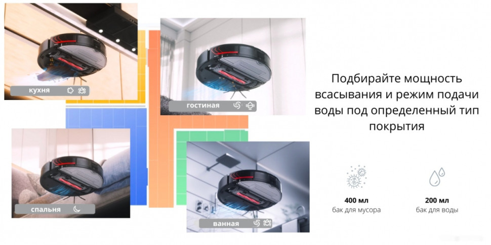 Робот-пылесос Roborock Q7 Max (русская версия, черный)