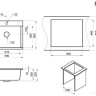 Кухонная мойка Granula ES-5804 (арктик)