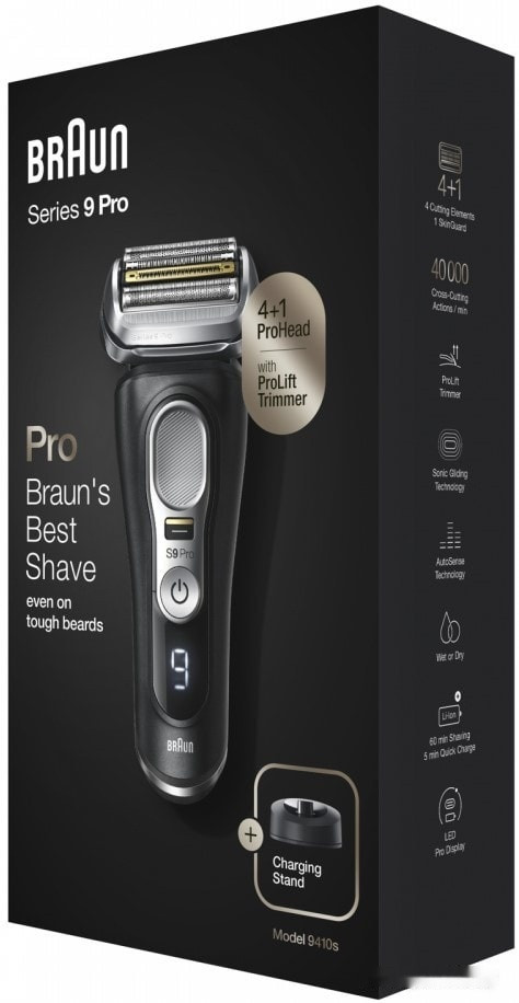 Электробритва мужская Braun Series 9 Pro 9410s Wet & Dry