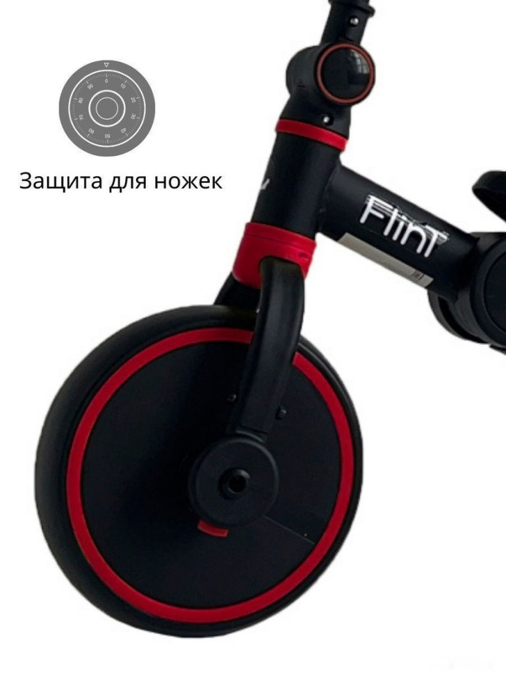 Беговел Bubago Flint BG-F-1 (черный/красный)
