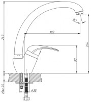 Смеситель Gran-Stone GS 102 328 бежевый