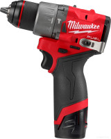 Ударная дрель-шуруповерт Milwaukee M12 FUEL M12FPD2-202X 4933479868 (с 2-мя АКБ 2 Ач, кейс)