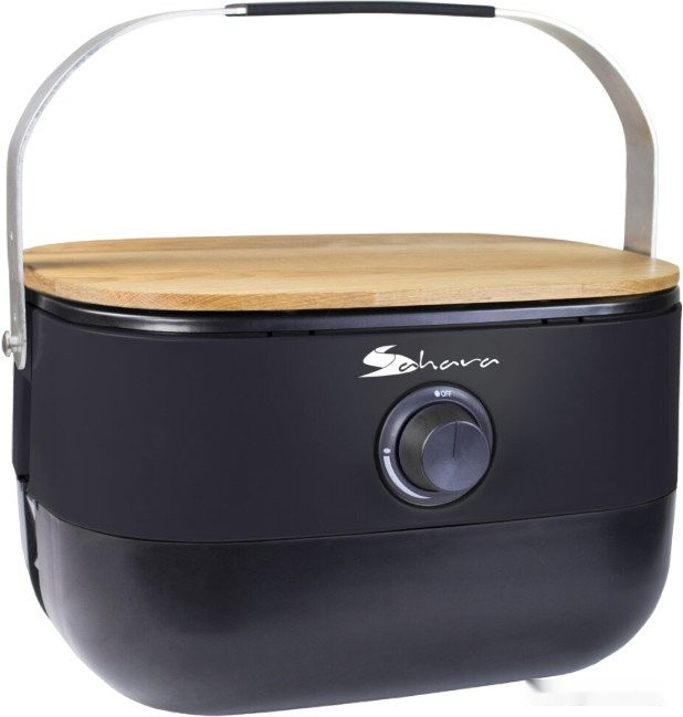 Портативный газовый гриль SAHARA Mini BBQ (черный)