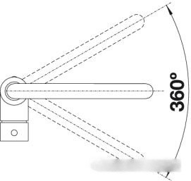 Смеситель Blanco Mili 525130 (серый беж)